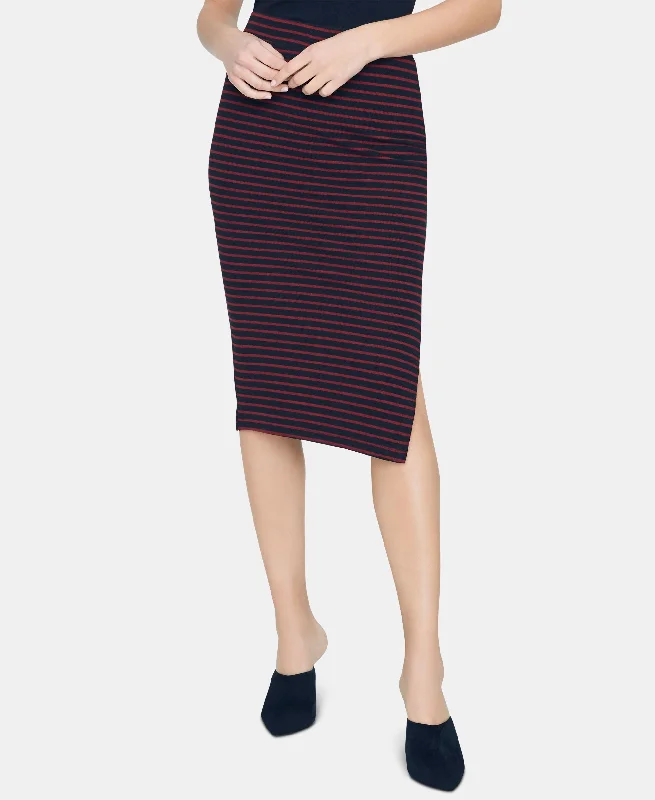 Sanctuary Essential Knit Pencil Skirt silk skirt smooth