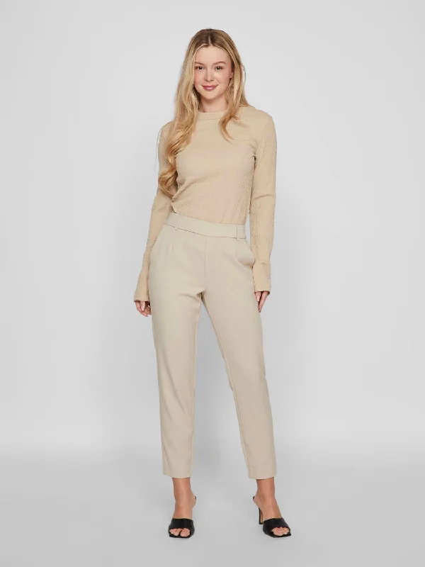 VIVARONE Trousers - Feather Gray Trousers Mesh Breathable