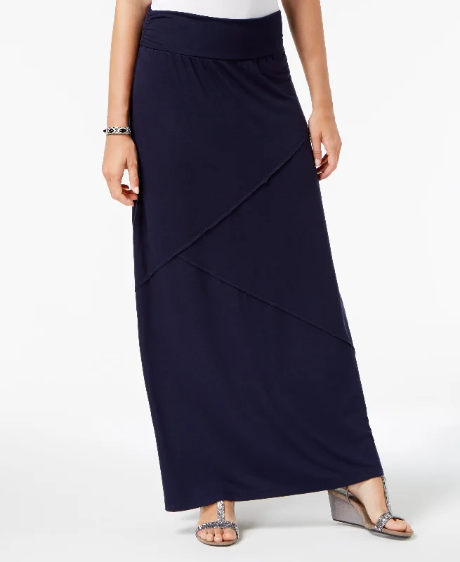 Petite Pieced Maxi Skirt silk skirt elegant