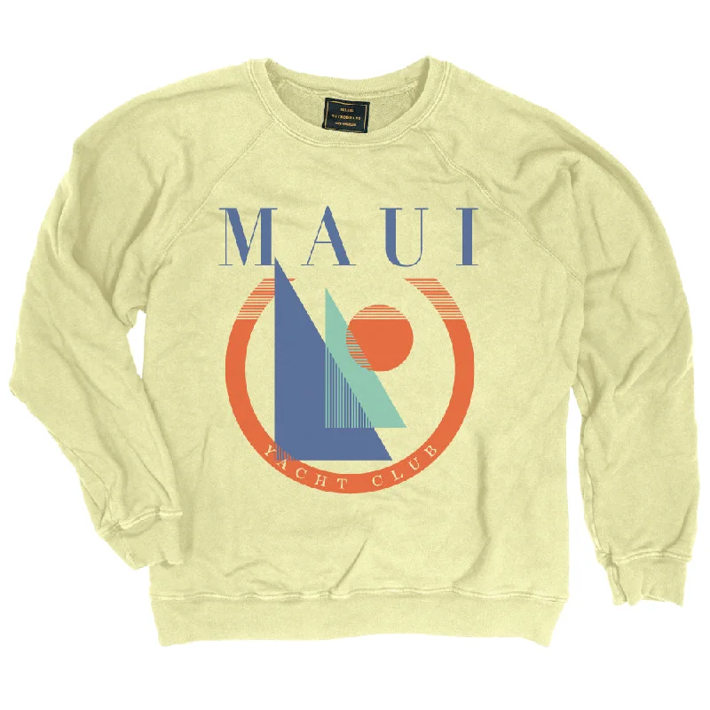 Maui Sweatshirt (Vintage Yellow) Hoodie Jacket Zipper Layering