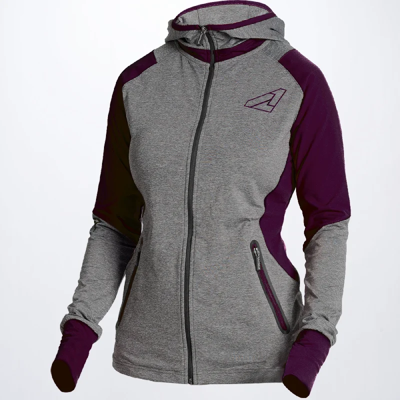 Women's Pulse Active Hoodie Hoodie with Magnetic Closure Innovative Modern