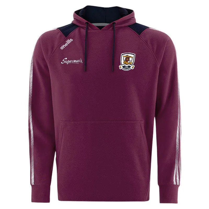 O'Neills Galway GAA Dynamo Overhead Hoodie Hoodie with Double Zipper Versatile Adjustable