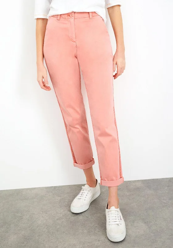 White Stuff Hingley Chino Trousers, Pink Trousers Velvet Soft