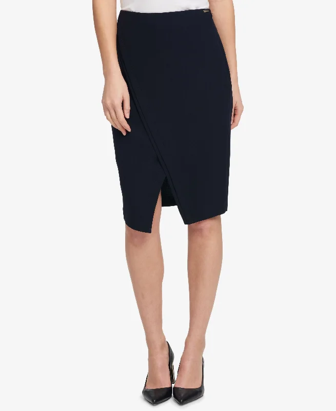 DKNY Asymmetrical Split Skirt lace skirt romantic