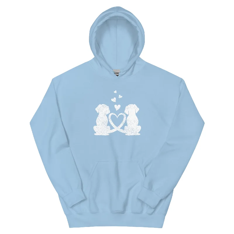 Puppy Love Hoodie Hoodie with Slit Hem Functional Movement