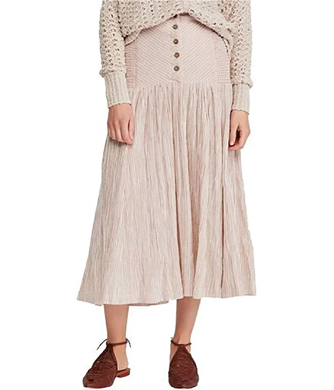 Free People Ocean Eyes Cotton Maxi Skirt asymmetrical skirt cut