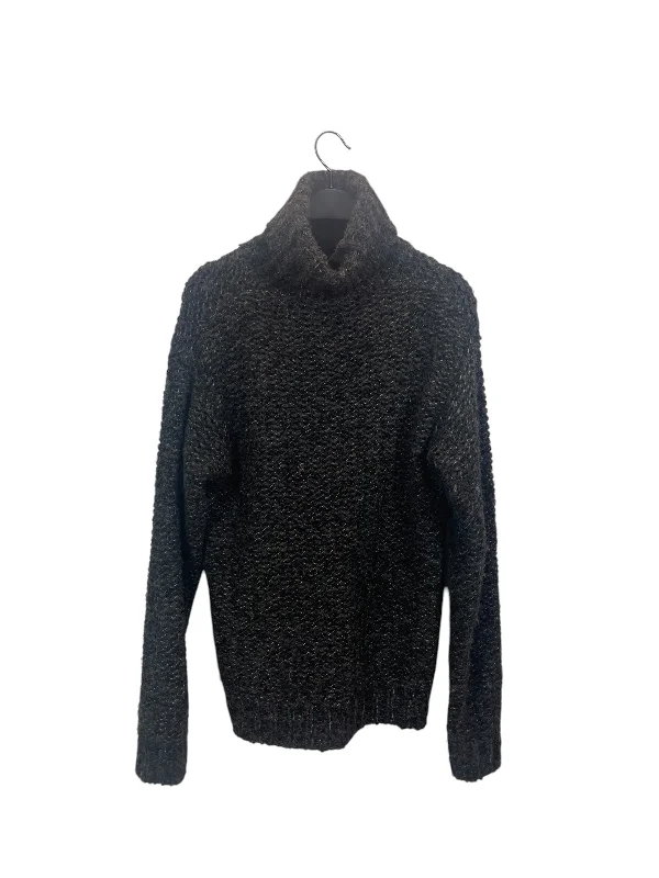 ISABEL MARANT/Heavy Sweater/34/Stripe/Wool/GRY/Turtle Neck/ Oversized Loose Flowy