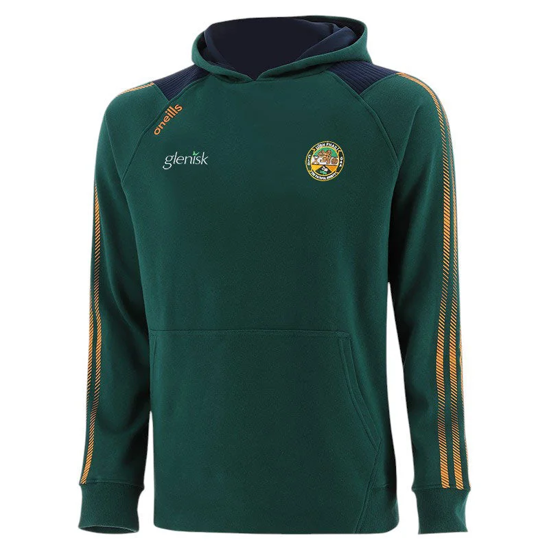 O'Neills Offaly GAA Dynamo Overhead Hoodie Hoodie with Side Slits Relaxed Casual