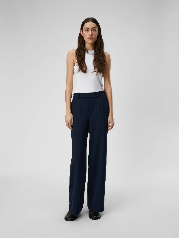 OBJLISA Trousers - Sky Captain Trousers luxurious high-end