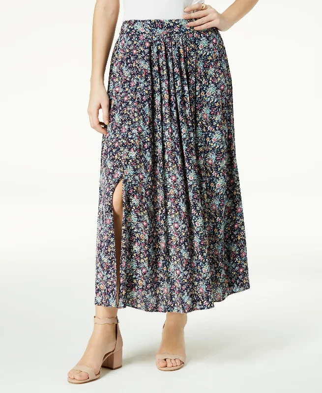 Maison Jules Tie Back Maxi Skirt cashmere skirt fine