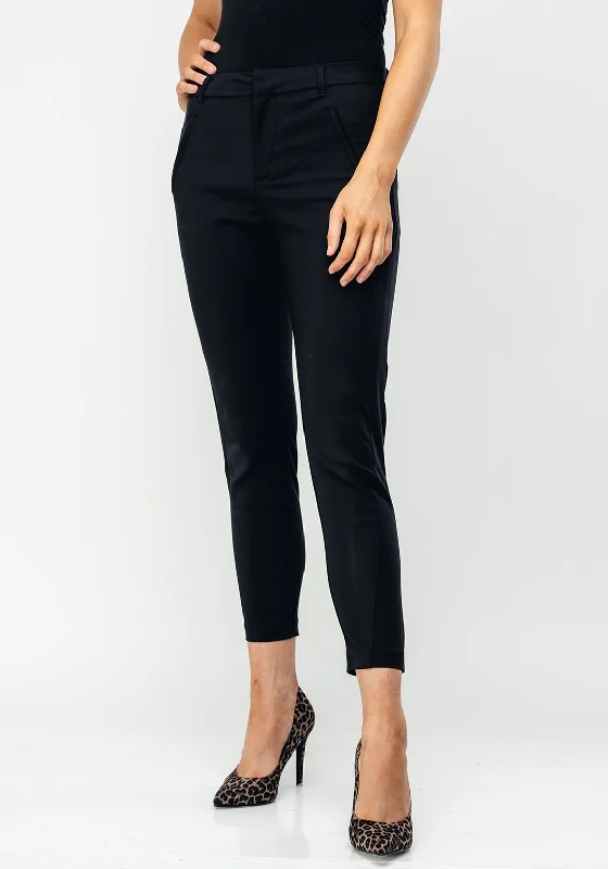 Vero Moda Victoria Ankle Fit Skinny Trousers, Black Trousers Brand Named