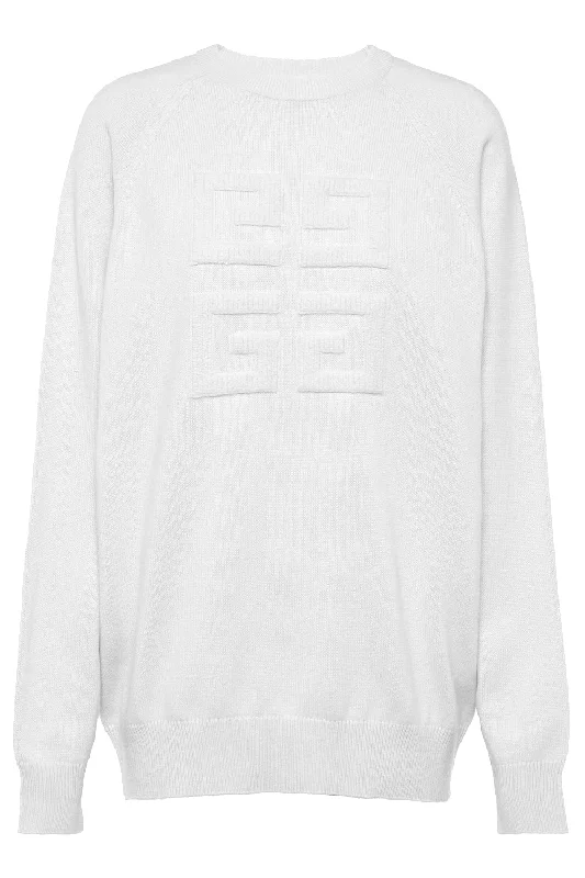 4G Sweater - Ivory Terry Terry Cloth Terry Knit