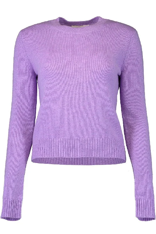 Mable Sweater - Lavender Fitted Loose Oversized