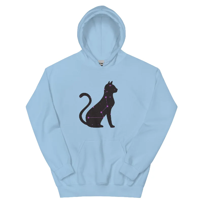 Celestial Cat Hoodie Hoodie with Pocket Utility Practical