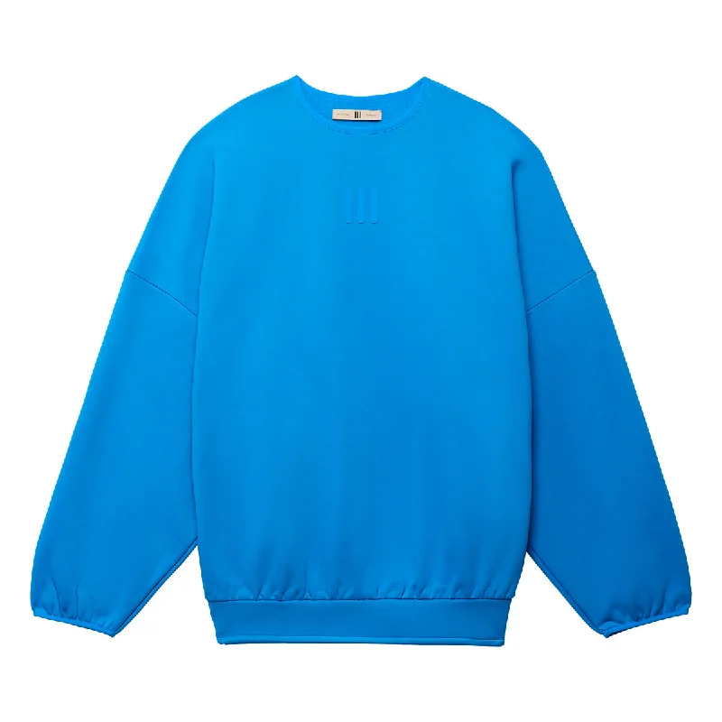 + Fear Of God Athletics Crewneck Sweatshirt 'Blue Rush' Hoodie with Cropped Fit Short Trendy