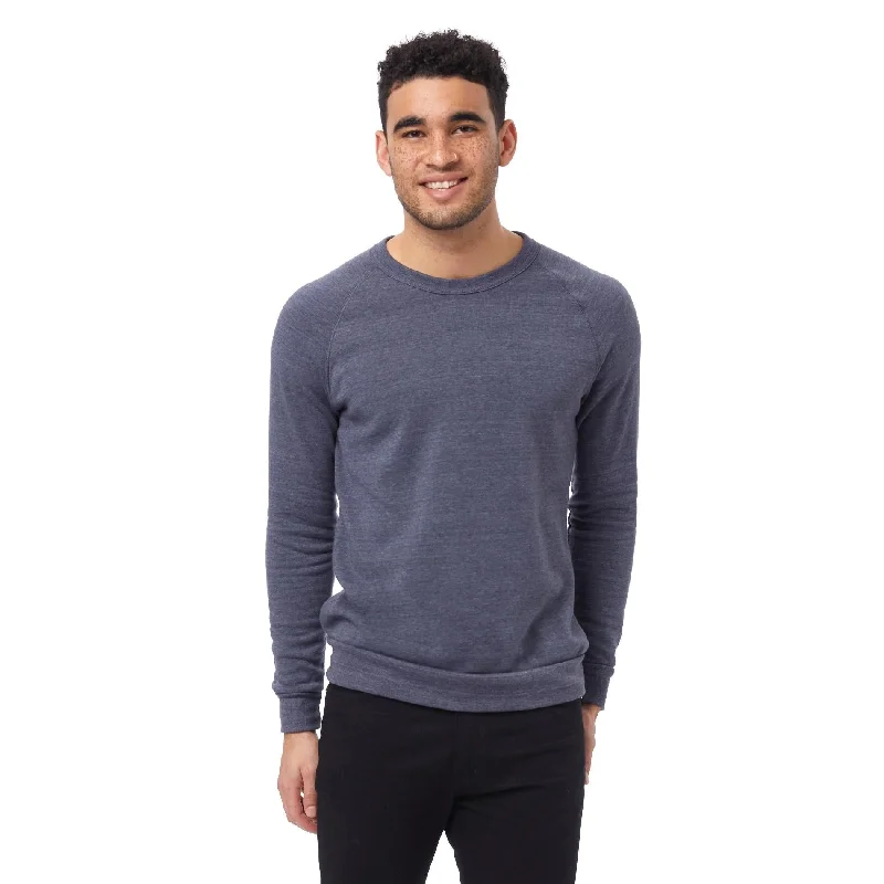 Champ Fleece Sweatshirt (True Navy) Hoodie with Mesh Breathable Sporty