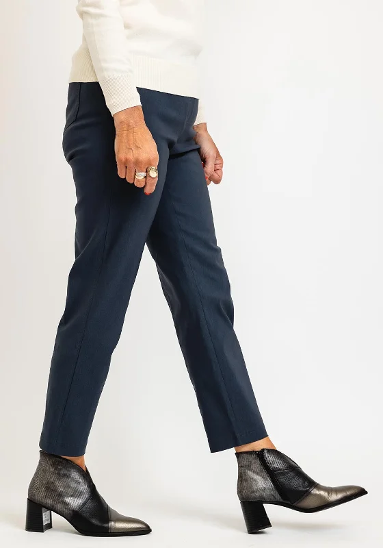 Robell Bella 09 Ankle Grazer Trousers, Grey Trousers luxurious high-end