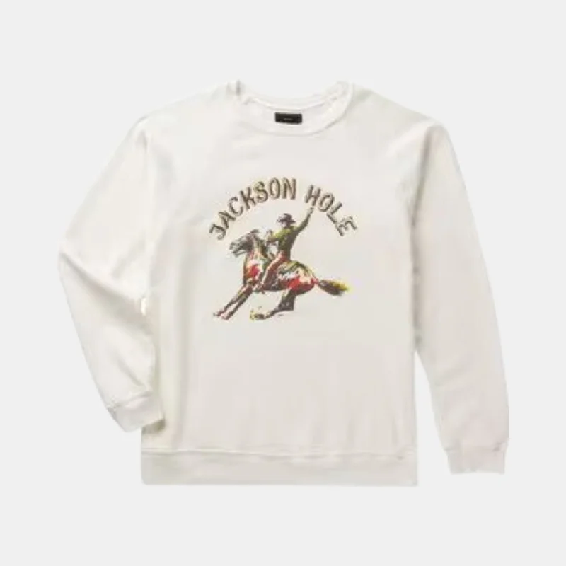 Jackson Hole Sweatshirt (Antique White) Oversized Hoodie Comfort Casual