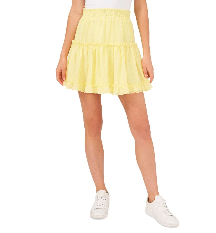 Riley Rae Ruffled Pull On Mini Skirt tulle skirt dreamy