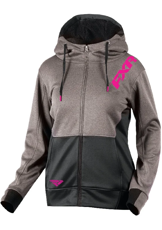 W Vivid Sherpa Tech Hoodie 18 Hoodie with Hem Drawcord Adjustable Customizable