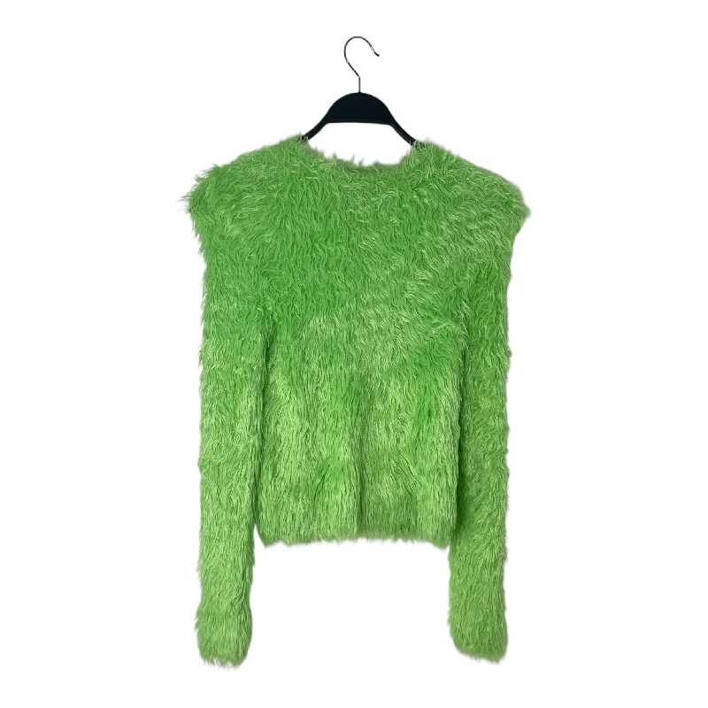 BALENCIAGA/Sweater/S/Polyester/GRN/FUZZY Elegant Classic Vintage