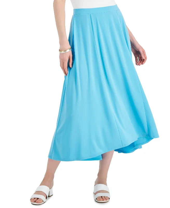 JM Collection Womens Midi Skirt chiffon skirt floaty