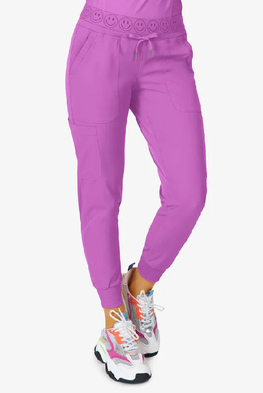 Zavate Smiley Jogger Bright Pants 3080 Bootcut High-Waisted,