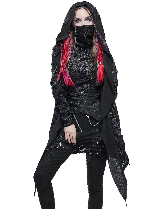 Devil Fashion Womens Apocalyptic Punk Cloak Cardigan Modern Contemporary chic