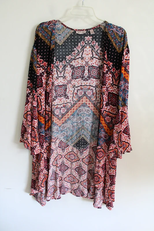 Wilow + Root Kimono Style Cardigan | XS Iron Safe Non-Iron Wrinkle Free