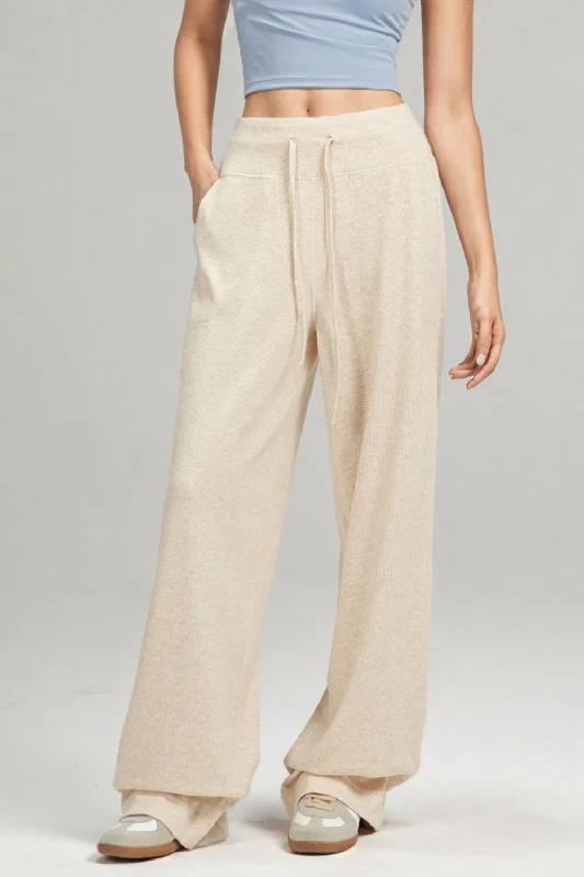 Hazel Blues® |  Basic Bae Drawstring Wide Leg Pants with Pockets High-Waisted Pants,