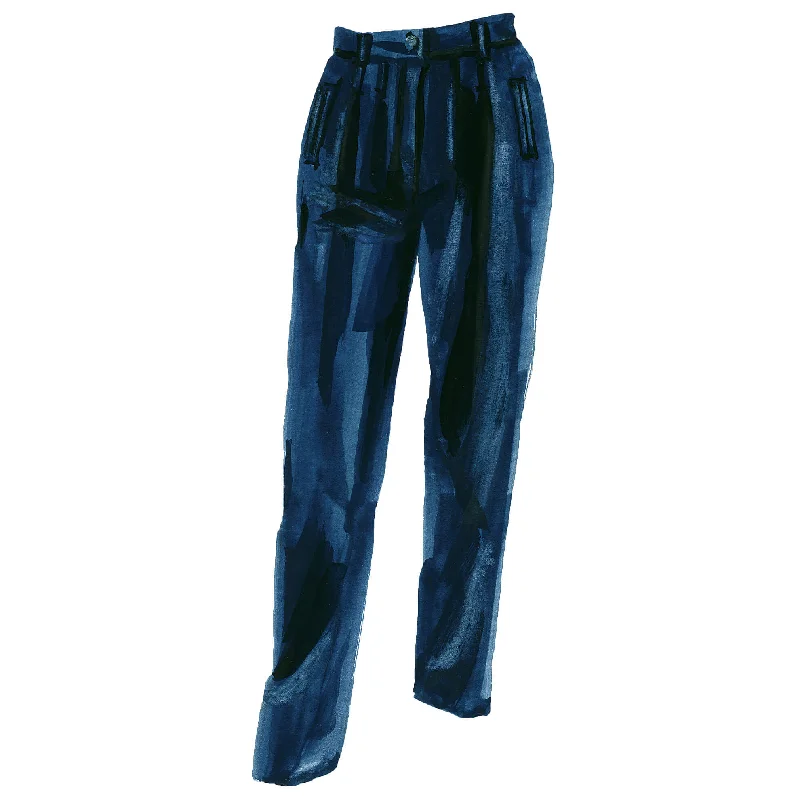 Silk Spotlight Pants Jeans Straight,