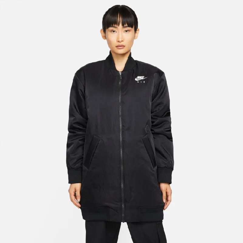 Women's Nike Air Therma-FIT Synthetic-Fill Bomber Jacket Zippered Jacket Buttoned Jacket Snapped Jacket