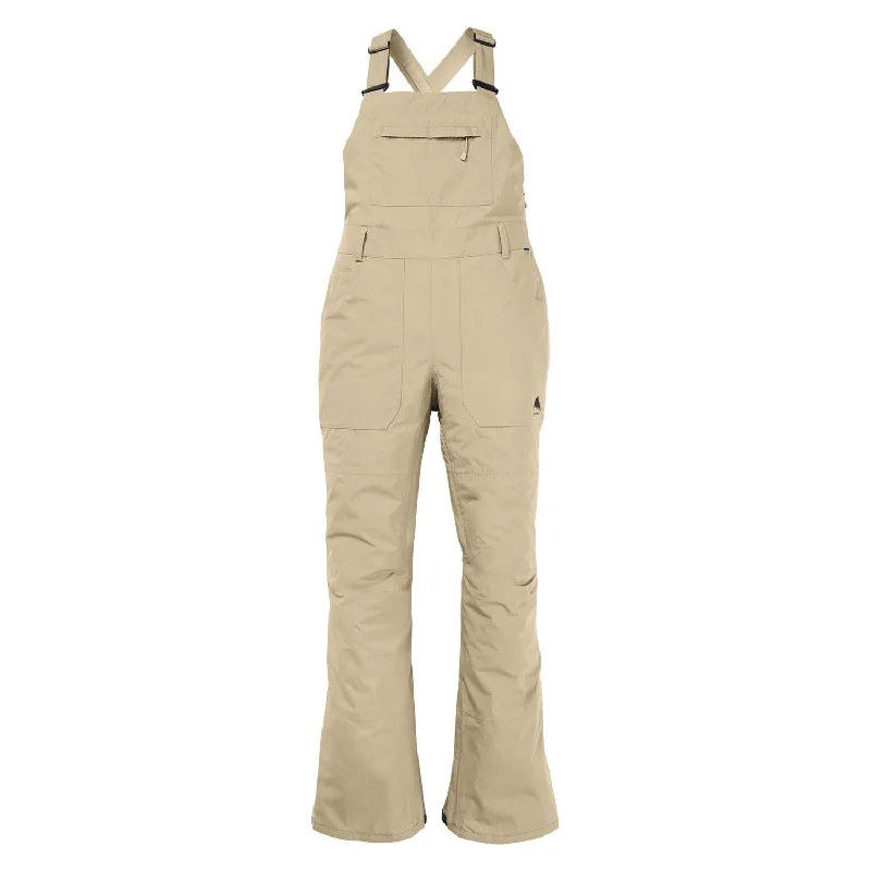 Burton Avalon GORE-TEX Bib Pants Womens 2025 Summit Taupe Bootcut High-Waisted,