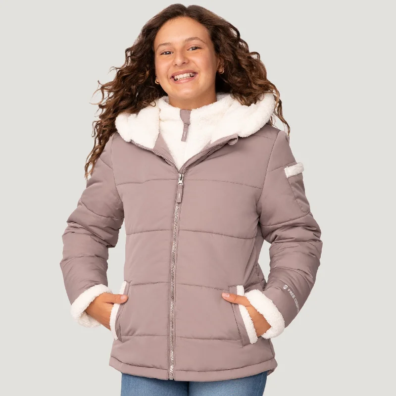 Girls' Stratus Lite Bib Puffer Jacket Jersey Jacket Tulle Jacket Batik Jacket