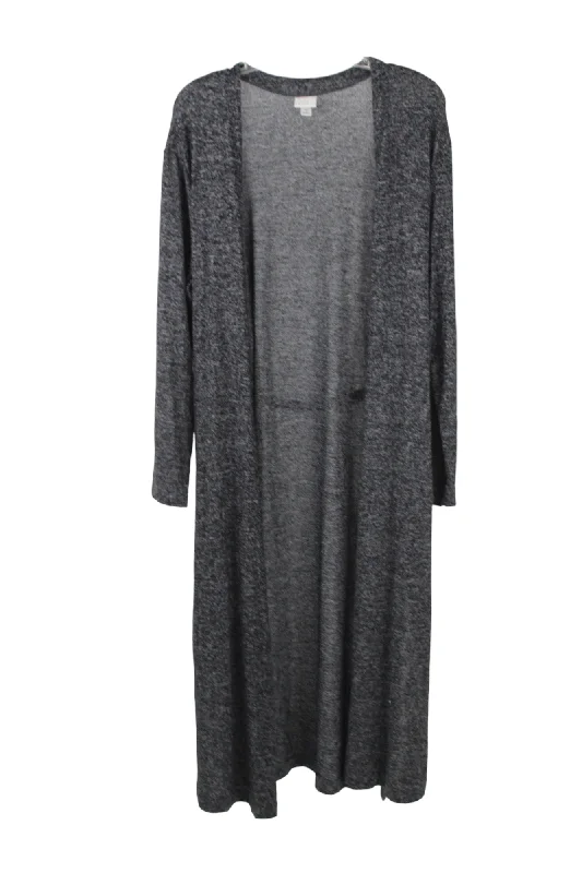 A New Day Gray Long Cardigan | M Tailored Straight A-Line