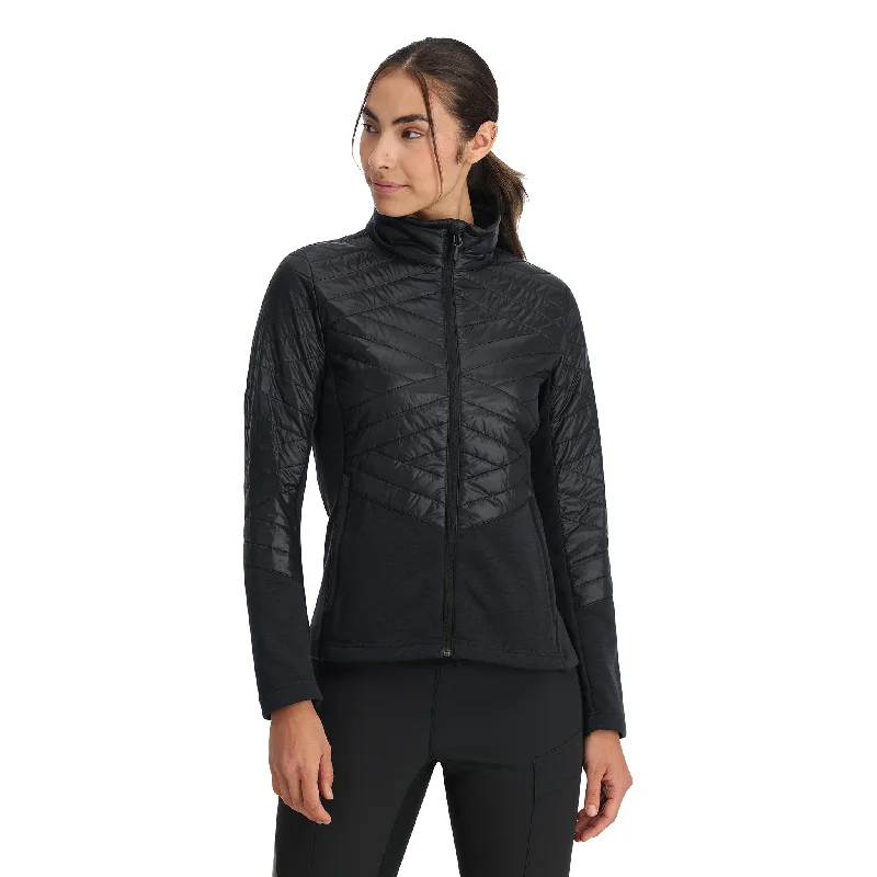 Spyder Women's Glissade Insulated Fleece Jacket 2025 Herringbone Jacket Checkered Jacket Solid Jacket