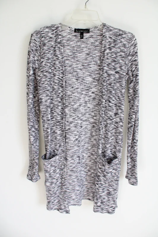 Derek Heart Gray Heathered Long Cardigan | S Wool Cardigan Cotton Cardigan Cashmere Cardigan