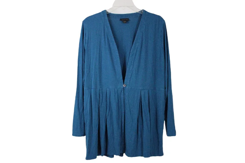 J.Jill Wearever Collection Blue Cardigan | M Machine Wash Dry Clean Hand Wash