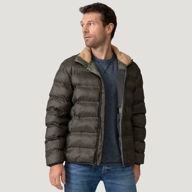 Men's Cedar Creek Quilted Puffer Jacket Fitted Jacket Loose Jacket Oversized Jacket