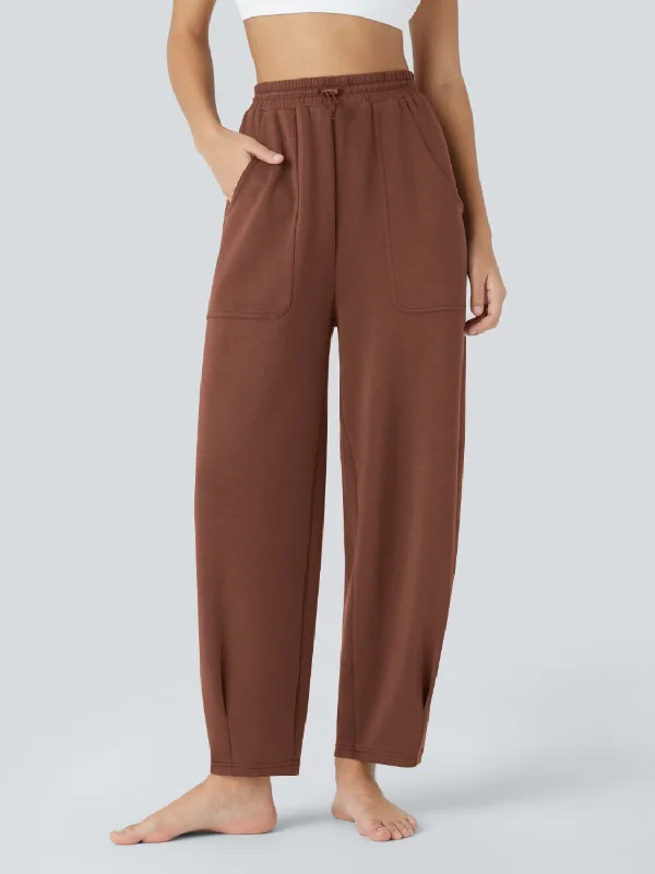 Hazel Blues® |  Lovelet Drawstring Pants with Pockets Leggings Wide-Leg,