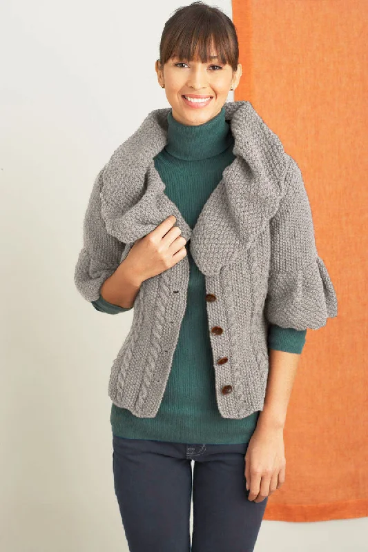 Middlemarch Cardigan (Knit) Boxy Cardigan Fitted Cardigan A-Line