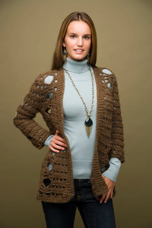 Crochet Cardigan Pattern (Crochet) Modern Contemporary chic