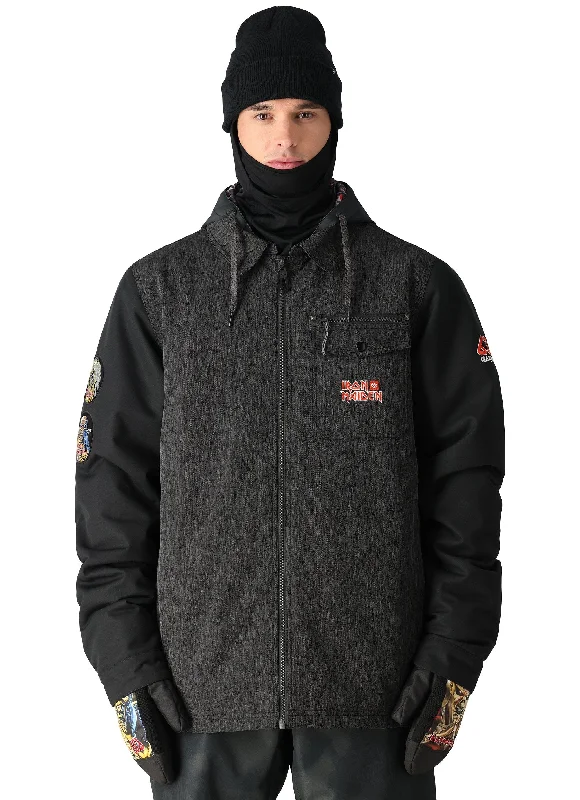 686 Iron Maiden Insulated Battle Jacket 2025 Snapped Jacket Toggled Jacket Drawstring Jacket