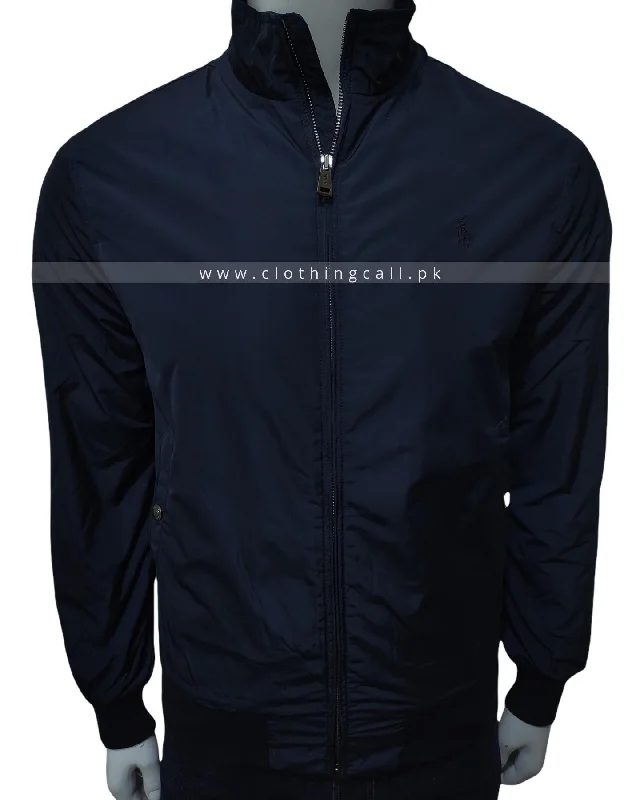 RL Southport Harrington Navy Blue Jacket Belted Jacket Elasticated Jacket Padded Jacket