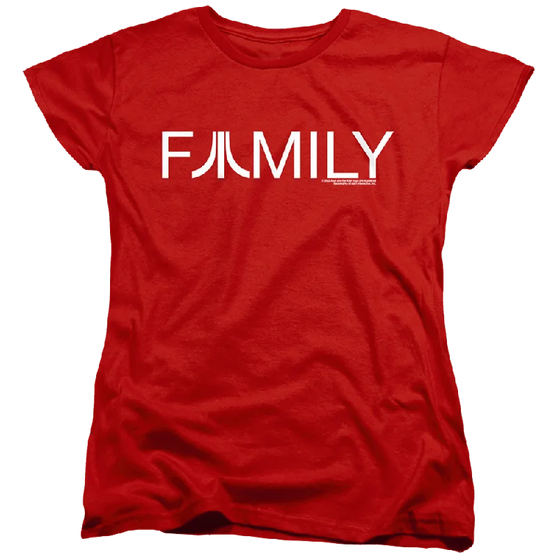 Atari Family - Women's T-Shirt Houndstooth Herringbone Solid