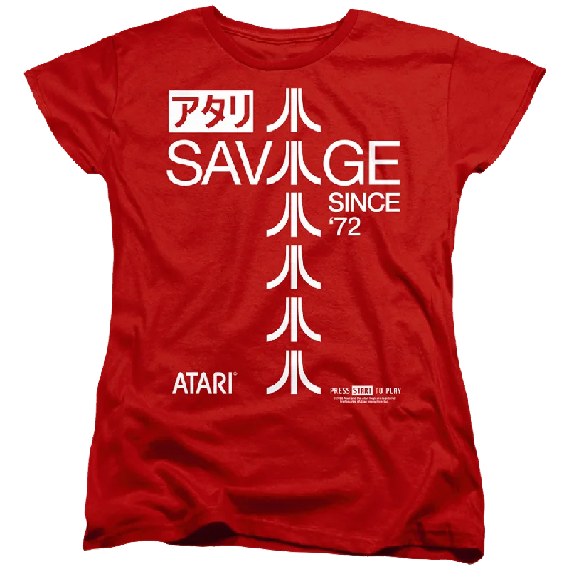 Atari Savage 72 - Women's T-Shirt Boxy Fit Fitted Loose