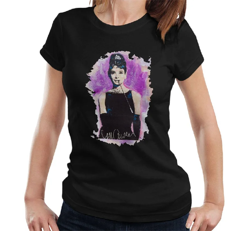 Audrey Hepburn Women's T-Shirt Basic T-Shirt Crew Neck Short Sleeve