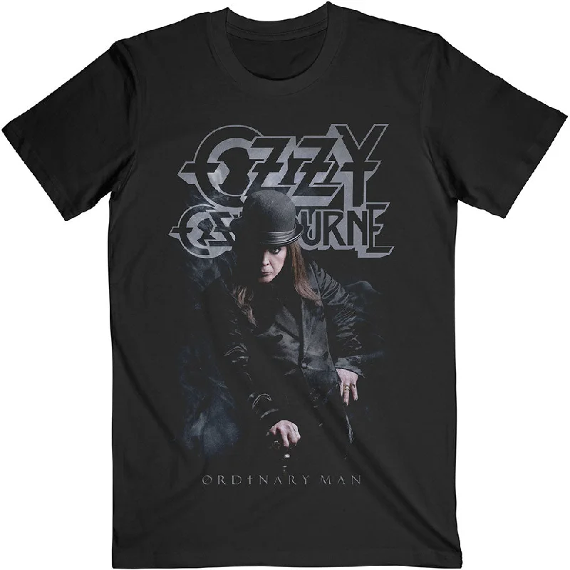 OZZY OSBOURNE Attractive T-Shirt, Ordinary Man Standing Spandex Blend Rayon Blend Denim Blend