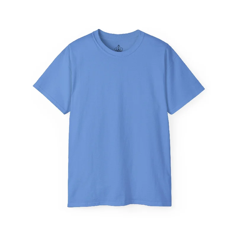 Carolina Blue Unisex Ultra Cotton Tee Hooded Caped Shawl Collar