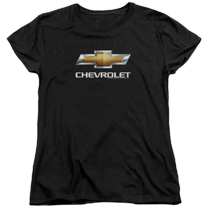 Chevrolet Chevy Bowtie Stacked - Women's T-Shirt Layered Multi-layer Single Layer